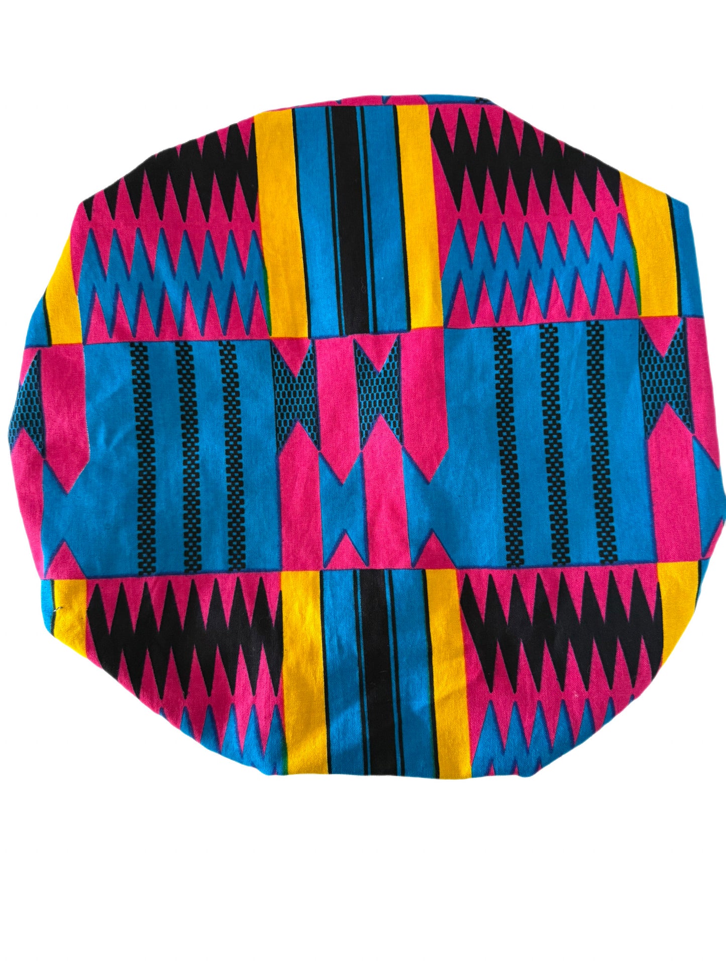 Blue Kente Bonnet