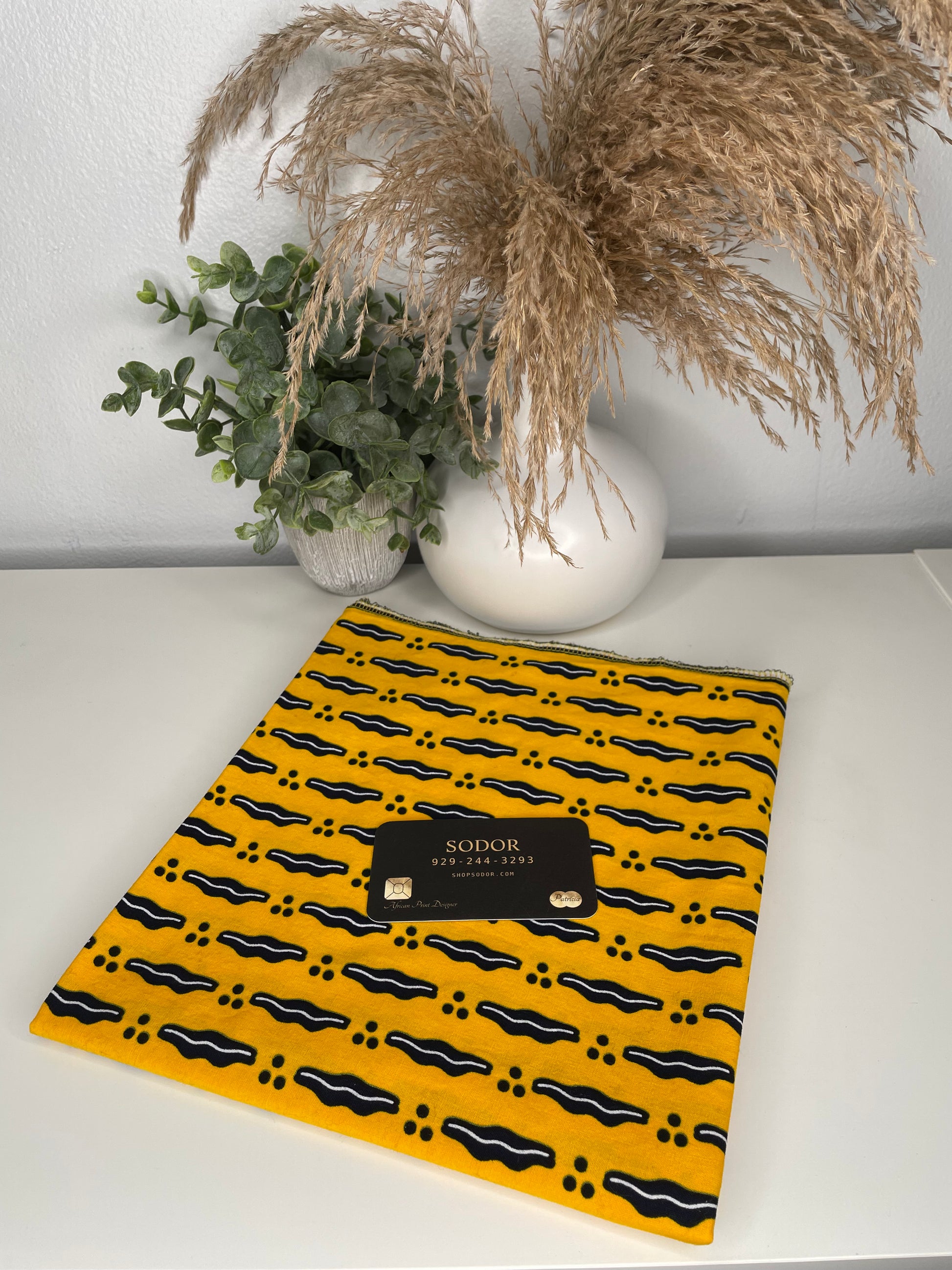 African Style Mustard Head Wrap