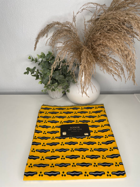 African Style Mustard Head Wrap