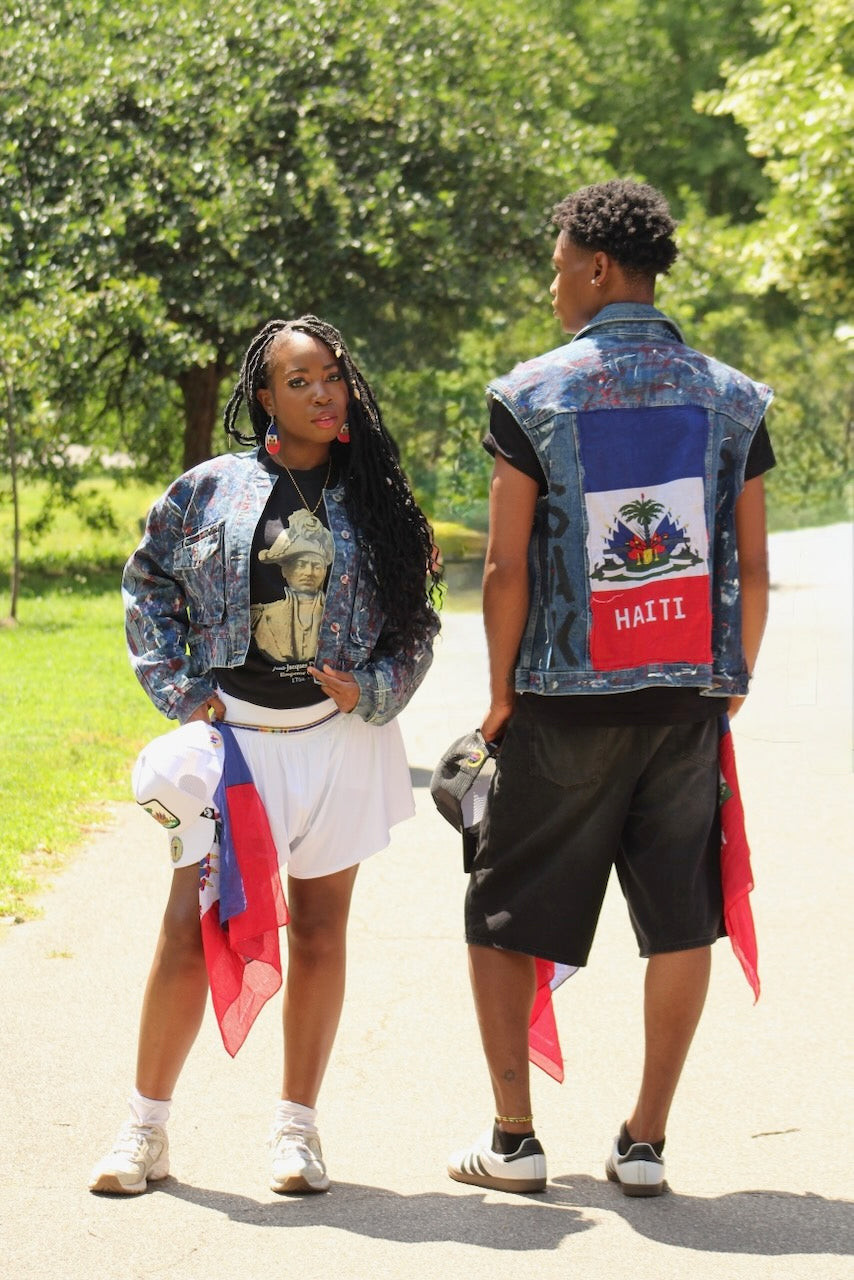 Men's Handcrafted Haitian Denim Vest