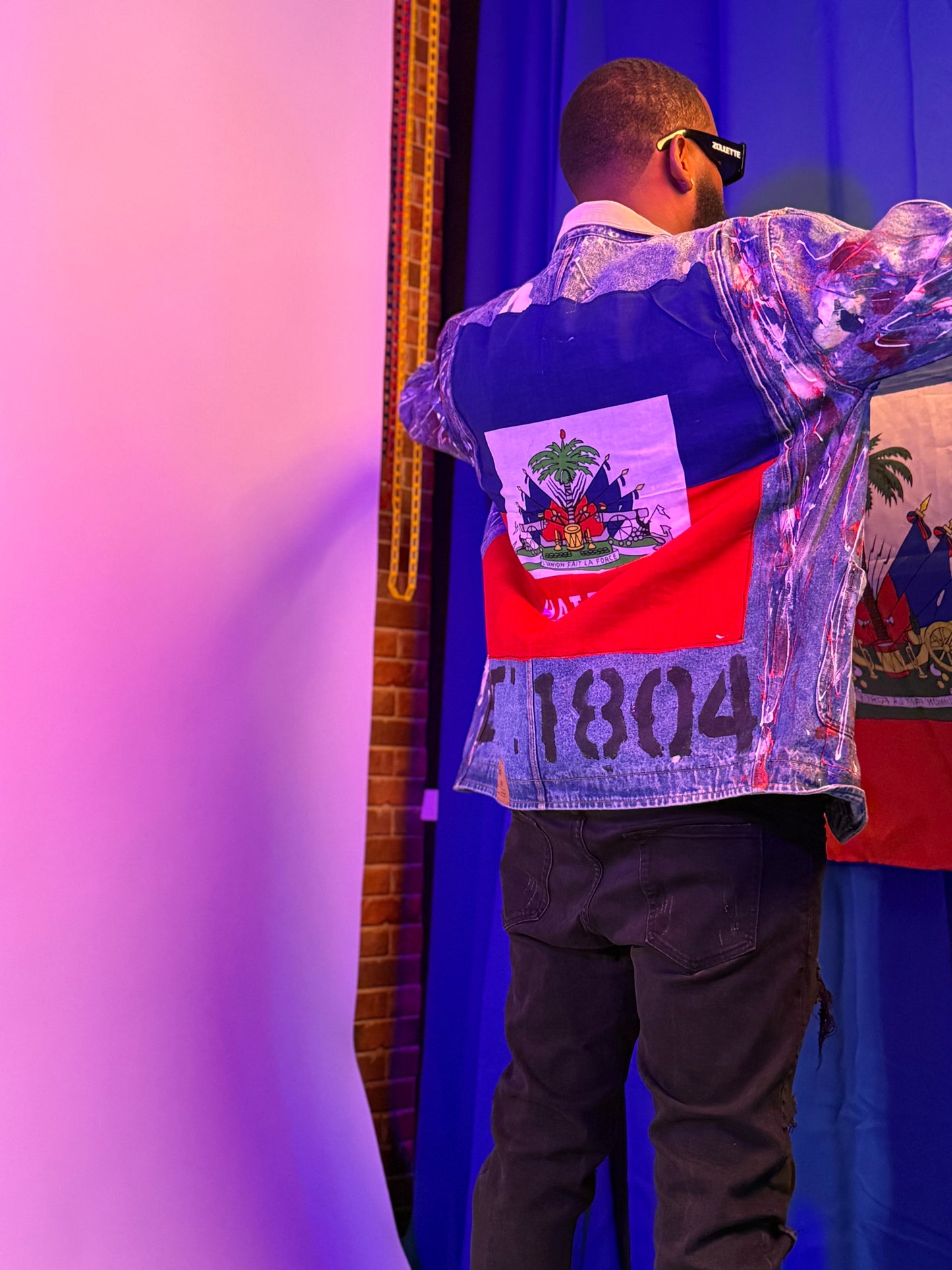Men's Denim Haitian Jacket