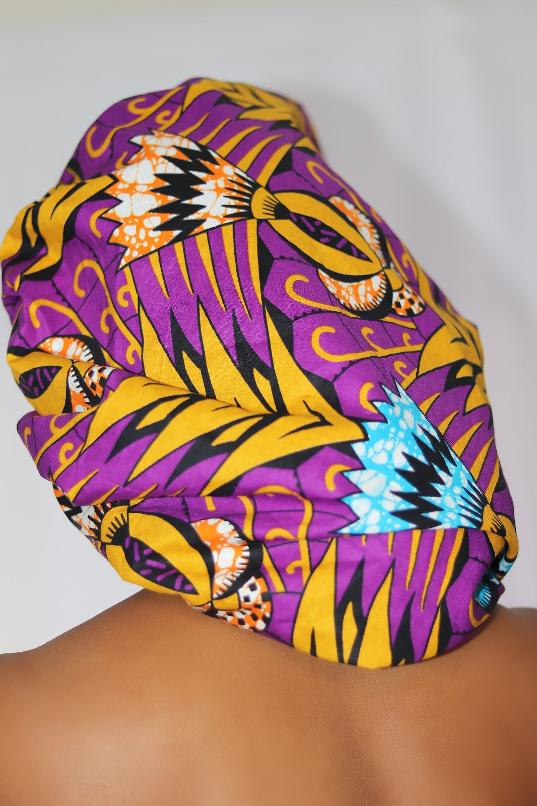 African Style Purple Bonnet