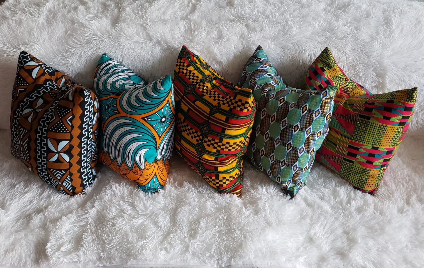 African Print Style Pillows
